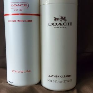 Coach leather and fabric cleaners